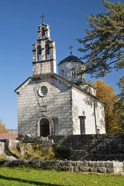Kostel v cetinje, Černá Hora — Stock fotografie