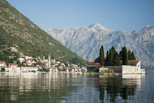 Perast in kotor bay montenegro — Stock Photo, Image