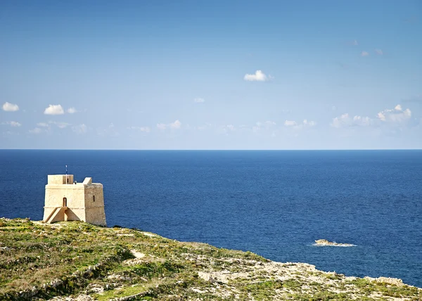 stock image Old watchtower on gozo island in malta