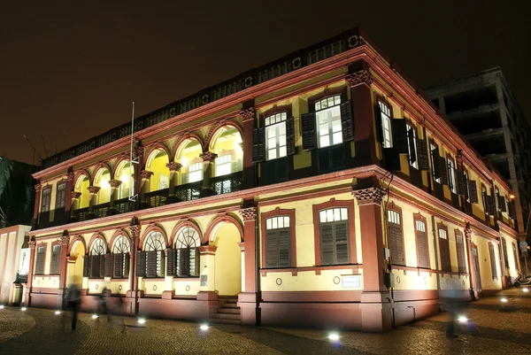 Колониальное здание в Макао — стоковое фото
