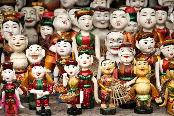 Traditionelle Marionetten in Hanoi Vietnam — Stockfoto