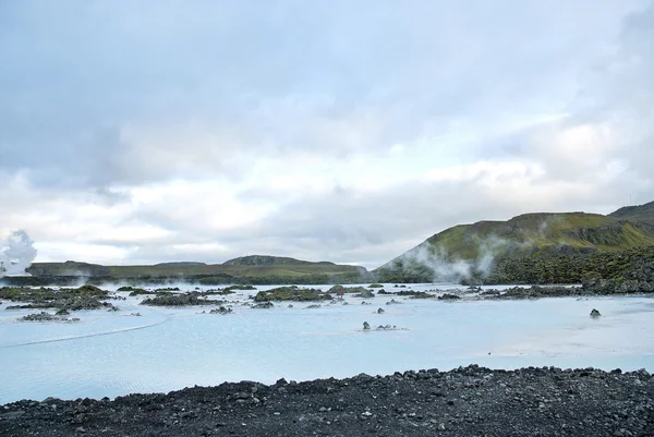 Блакитна Лагуна поблизу Ісландії Рейк'явіку — стокове фото