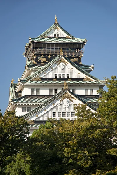 Osaka kasteel in Japan — Stockfoto