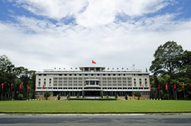 Reunification palace ho chi minh city saigon vietnam clipart