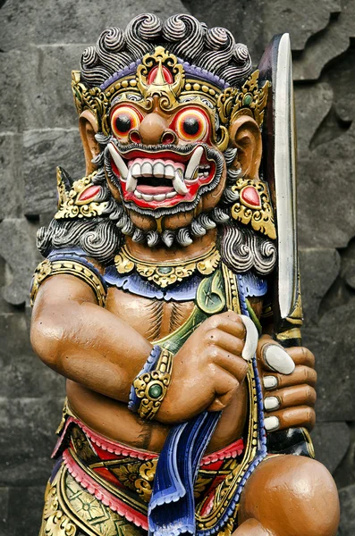 รูปปั้นในวัด บาหลี อินโดนีเซีย — ภาพถ่ายสต็อก