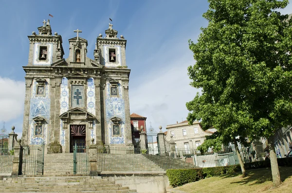 Santo ildefonso kościoła w porto, Portugalia — Zdjęcie stockowe
