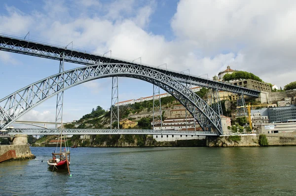 Dom luis bridge in Porto portugal — Foto de Stock