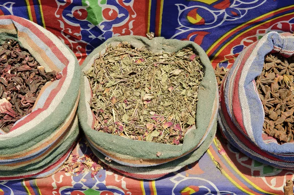 stock image Spices in cairo souk egypt