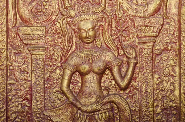 プノンペンにあるカンボジアの仏教壁画 — ストック写真