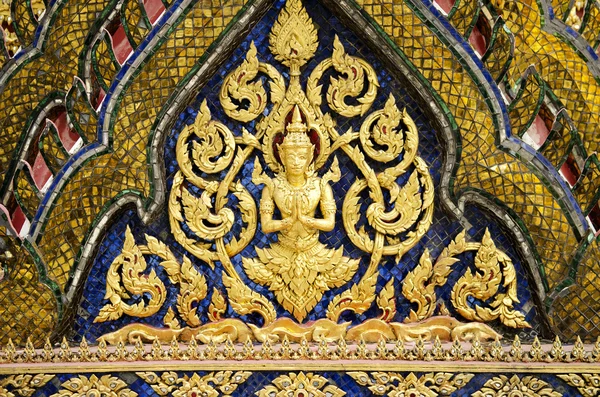 Wspaniały Pałac świątyni szczegółowo bangkok Tajlandia — Zdjęcie stockowe