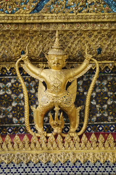 Wspaniały Pałac świątyni szczegółowo bangkok Tajlandia — Zdjęcie stockowe