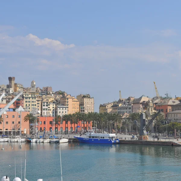 海港，热那亚，意大利 — 图库照片