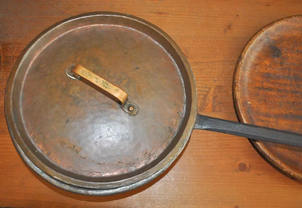 Vintage frying pan — Stock Photo, Image