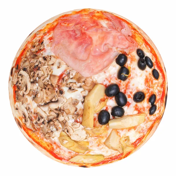 四季のピザ — ストック写真