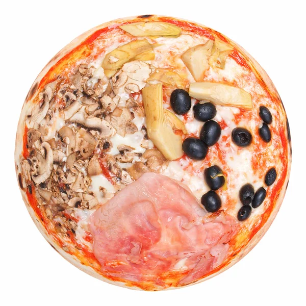 Dört mevsim pizza — Stok fotoğraf