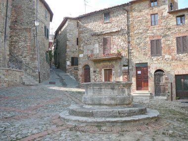 Rocca di castiglione orcia, İtalya