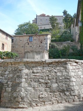 Rocca di castiglione orcia, İtalya