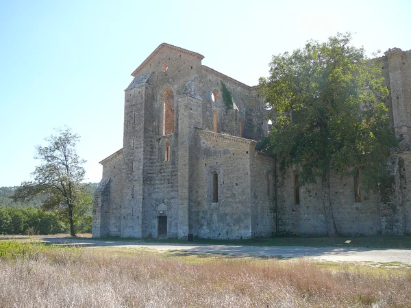 San Galgano kloster — Stockfoto