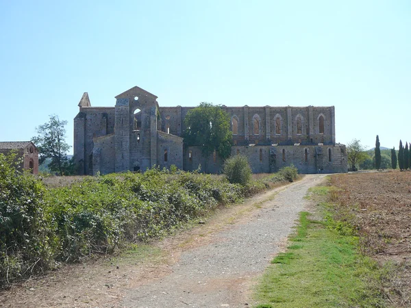 Abtei San Galgano — Stockfoto