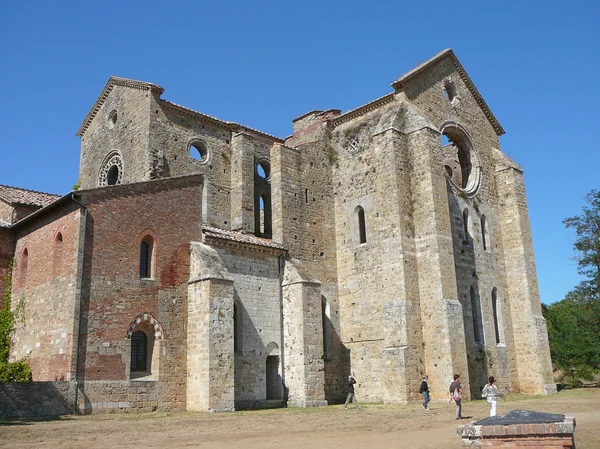 San Galgano Abbey — Stock Photo, Image