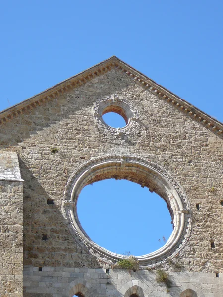 San Galgano kloster — Stockfoto