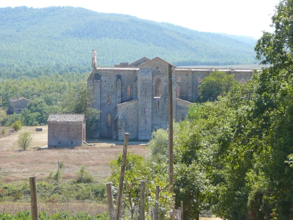 San Galgano Abbey — Stock Photo, Image