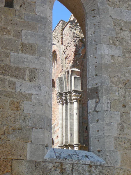 Abația San galgano — Fotografie, imagine de stoc