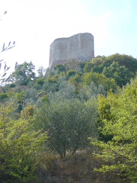 Rocca di castiglione orcia, İtalya — Stok fotoğraf