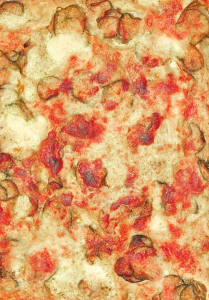 Courgettes zucchini pizza — Stock Photo, Image