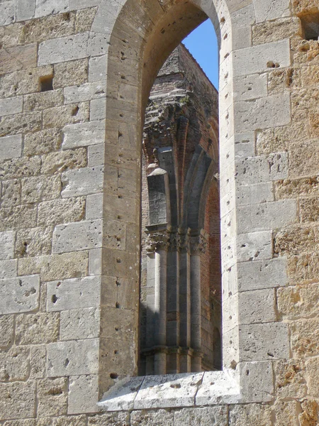Abația San galgano — Fotografie, imagine de stoc