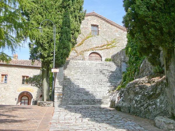 Rocca di Castiglione Orcia, Italia – stockfoto