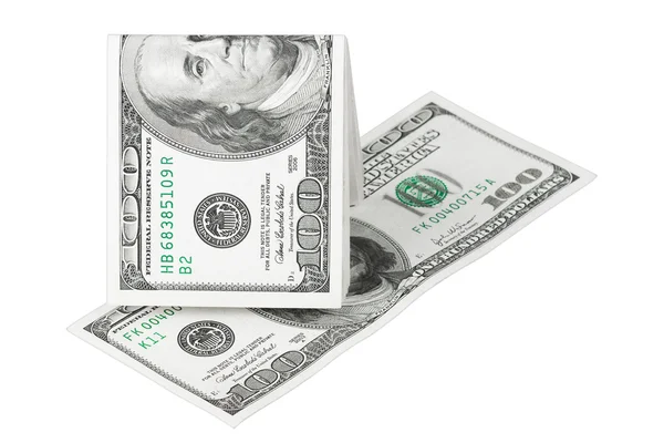Hundred dollar banknotes — Stock Photo, Image