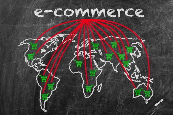 E-kereskedelmi üzlet — Stock Fotó