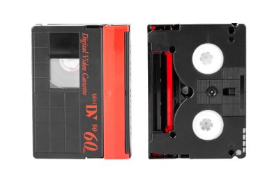 Mini DV cassette clipart