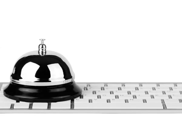 Service Bell with keyboard — Stock Photo, Image