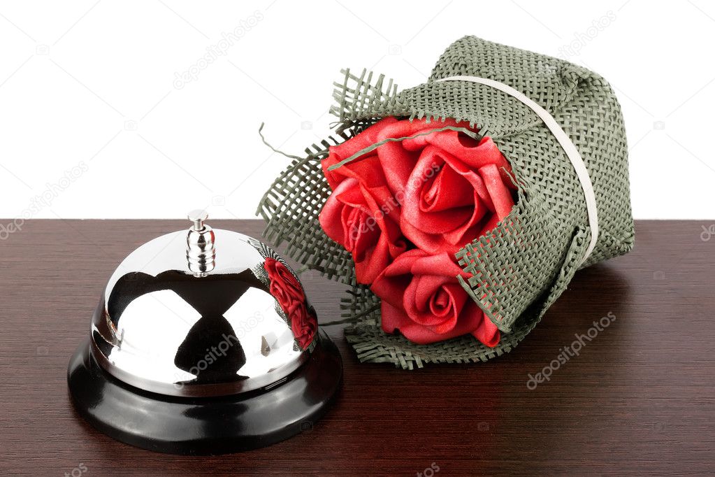 Service Bell with roses