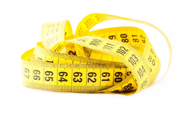 Measuring with tape measure — Stock Photo, Image