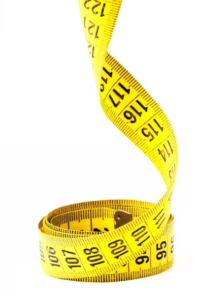 stock image Measuring with tape measure