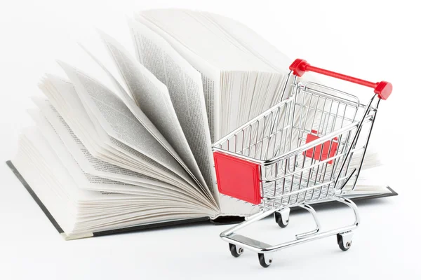 Shopping för böcker — Stockfoto