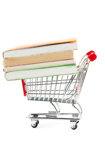 Shopping för böcker — Stockfoto