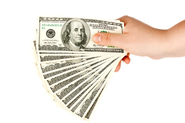 stock image Hand with money