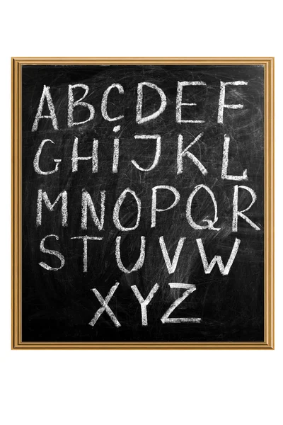 Letras do alfabeto inglês — Fotografia de Stock