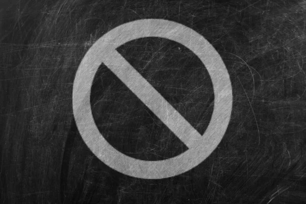 Simbolul interzis — Fotografie, imagine de stoc