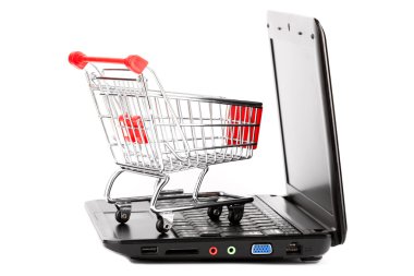 Online shopping. clipart