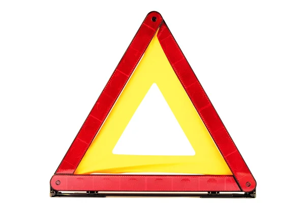 Triângulo vermelho — Fotografia de Stock