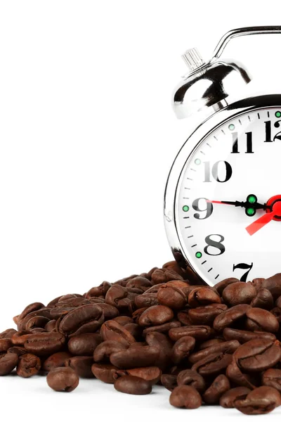 Relógio de alarme em um café — Fotografia de Stock