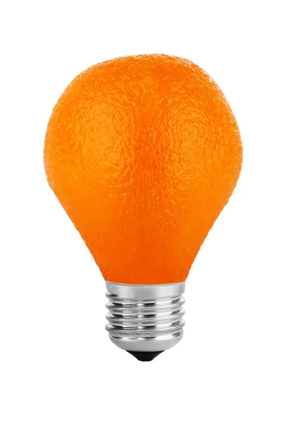 Orangefarbene Lampe — Stockfoto