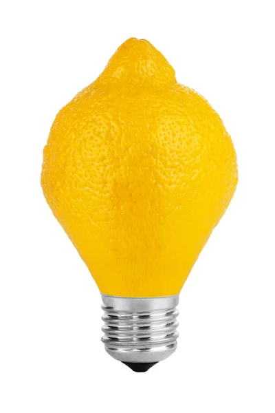 Zitronenlampe — Stockfoto