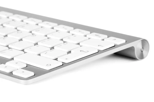Aluminum keyboard — Stock Photo, Image