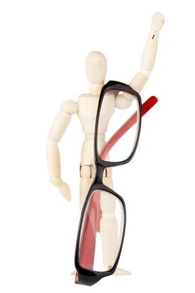 Dummy with glasses — Stock Photo, Image